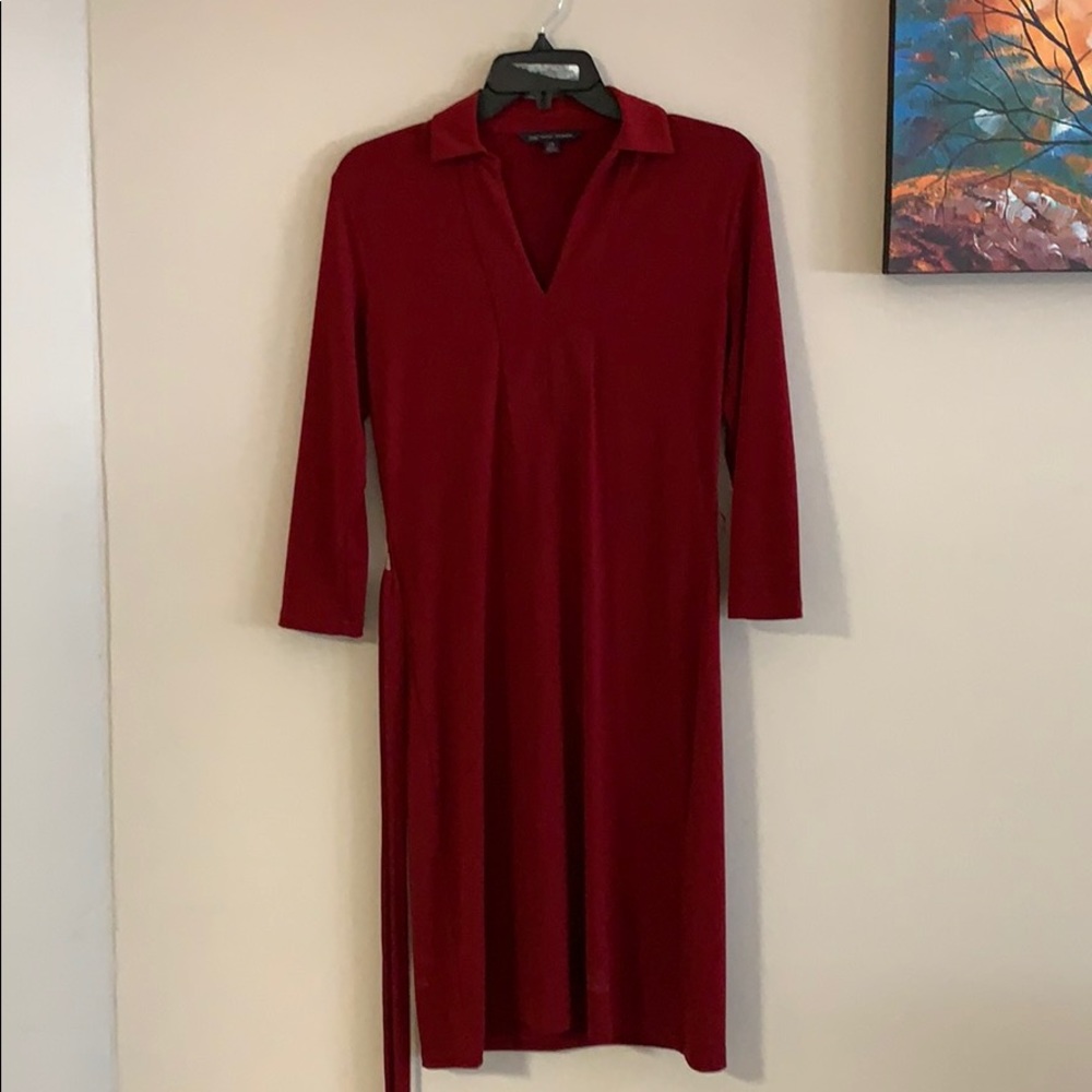 Brooks Brothers tie sheath dress